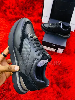 Top Quality Luxury Men's Sneakers Boss Well Branded Package