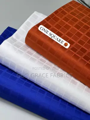 100% Cotton Cube Design Cotton Voile