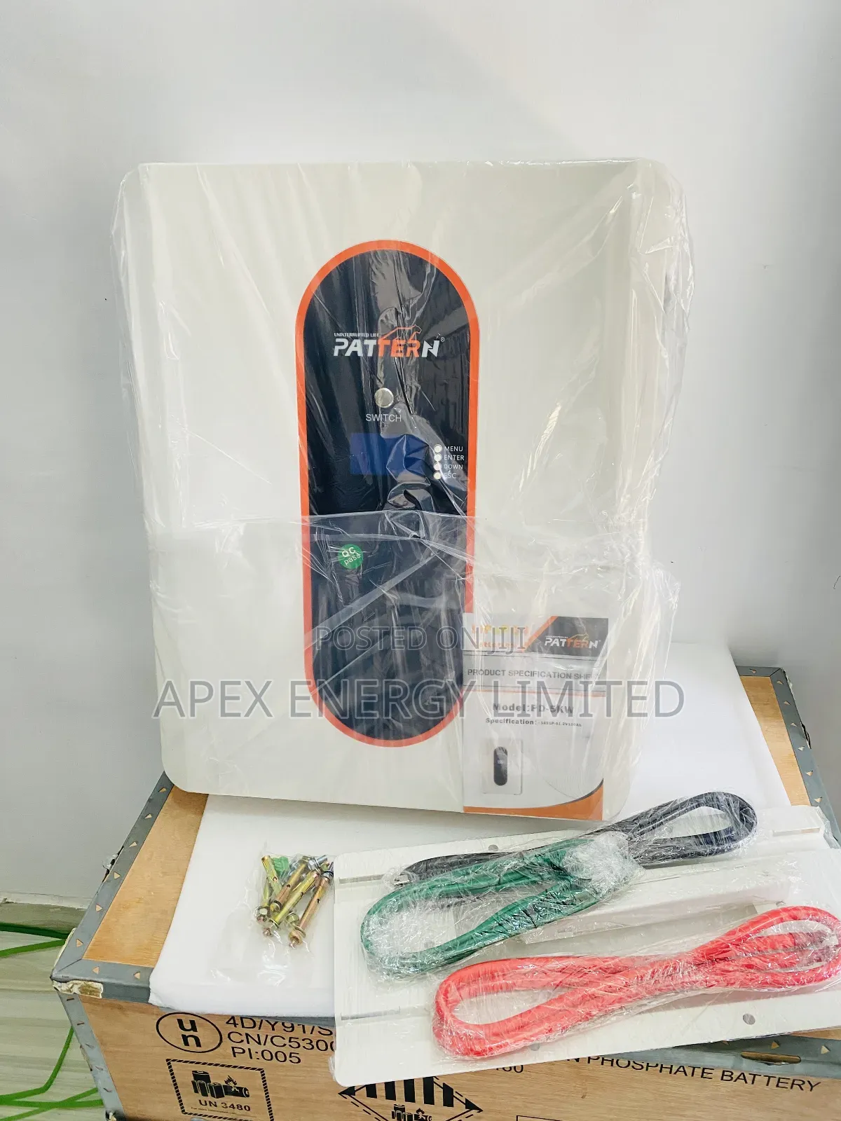 Pattern 5kwh Lithium Battery 48v.