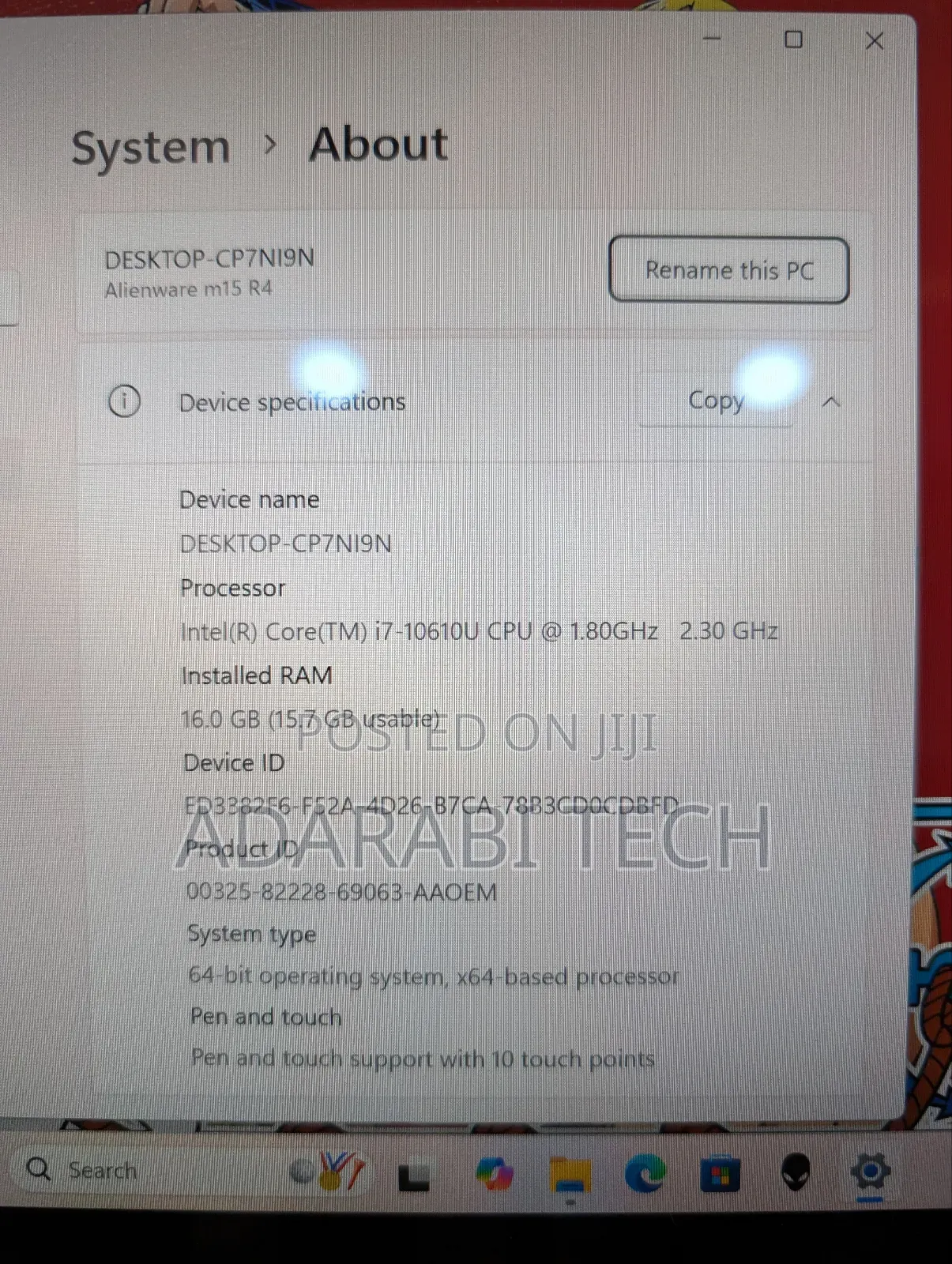 Laptop Dell Latitude 7410 16GB Intel Core I7 SSD 256GB