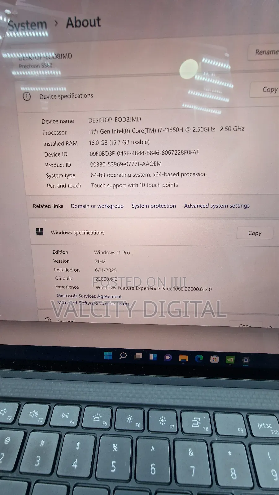 Laptop Dell Precision 5570 16GB Intel Core i7 SSD 512GB