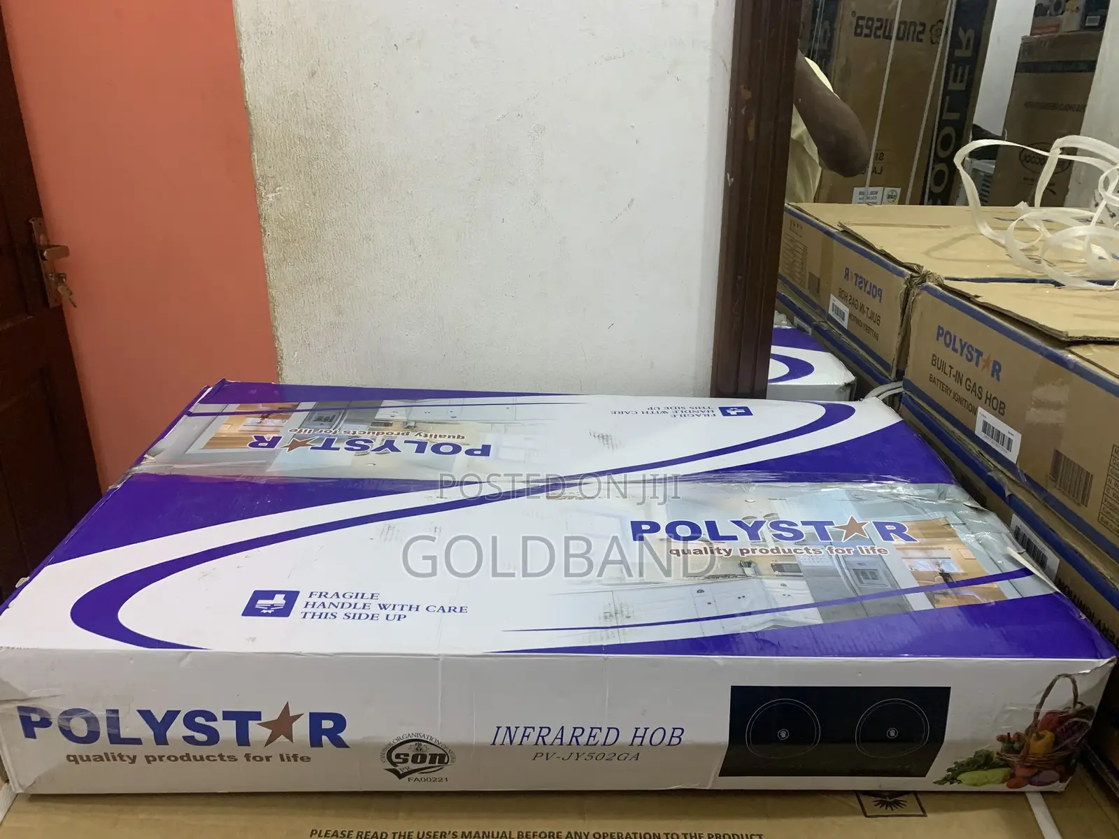 Energy-Efficient 2-Burner Hob by Polystar – Model Pv-Jy502ga