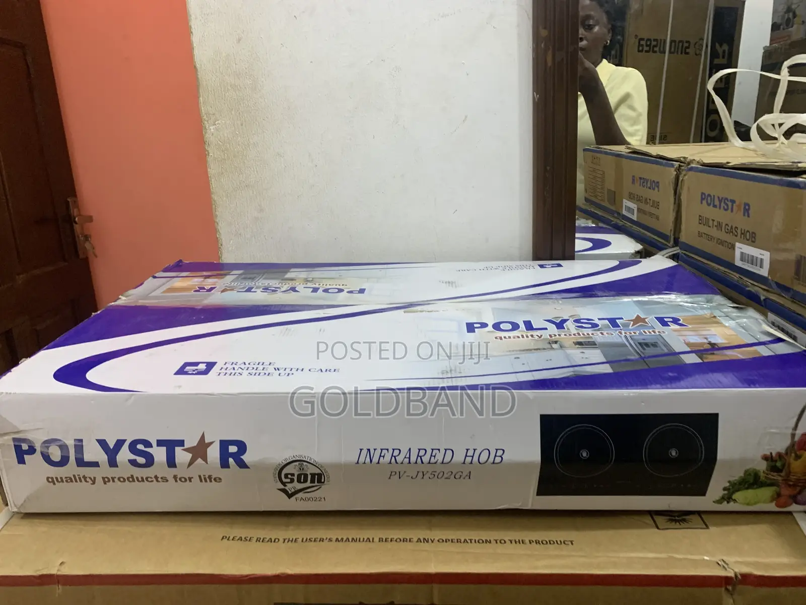 Polystar Double Infrared Burner Gas Hob – Compact Durable