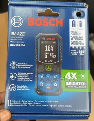 Blaze 165 Ft. Green Beam Laser Measure Glm165-25g