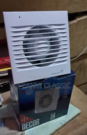 Decor 100c 4" Extractor Fan for Kitchen and Bathroom