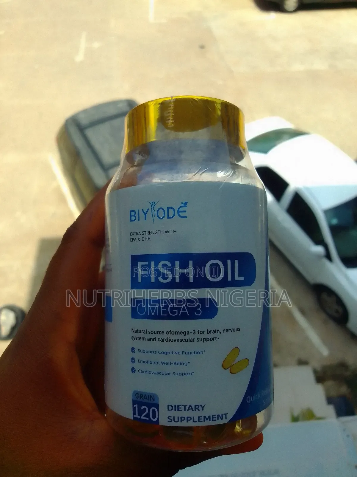 Omega 3 Fish Oil for Brain, Nervous Cardiovascular Support