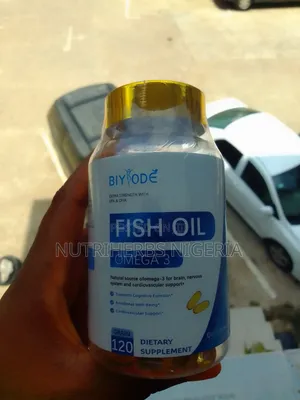 Omega 3 Fish Oil for Brain, Nervous Cardiovascular Support