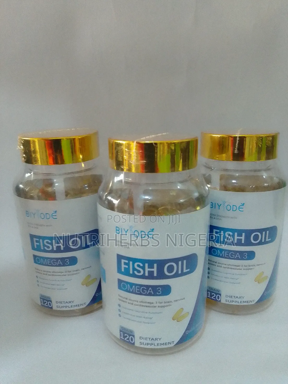 Omega 3 Fish Oil for Brain, Nervous Cardiovascular Support