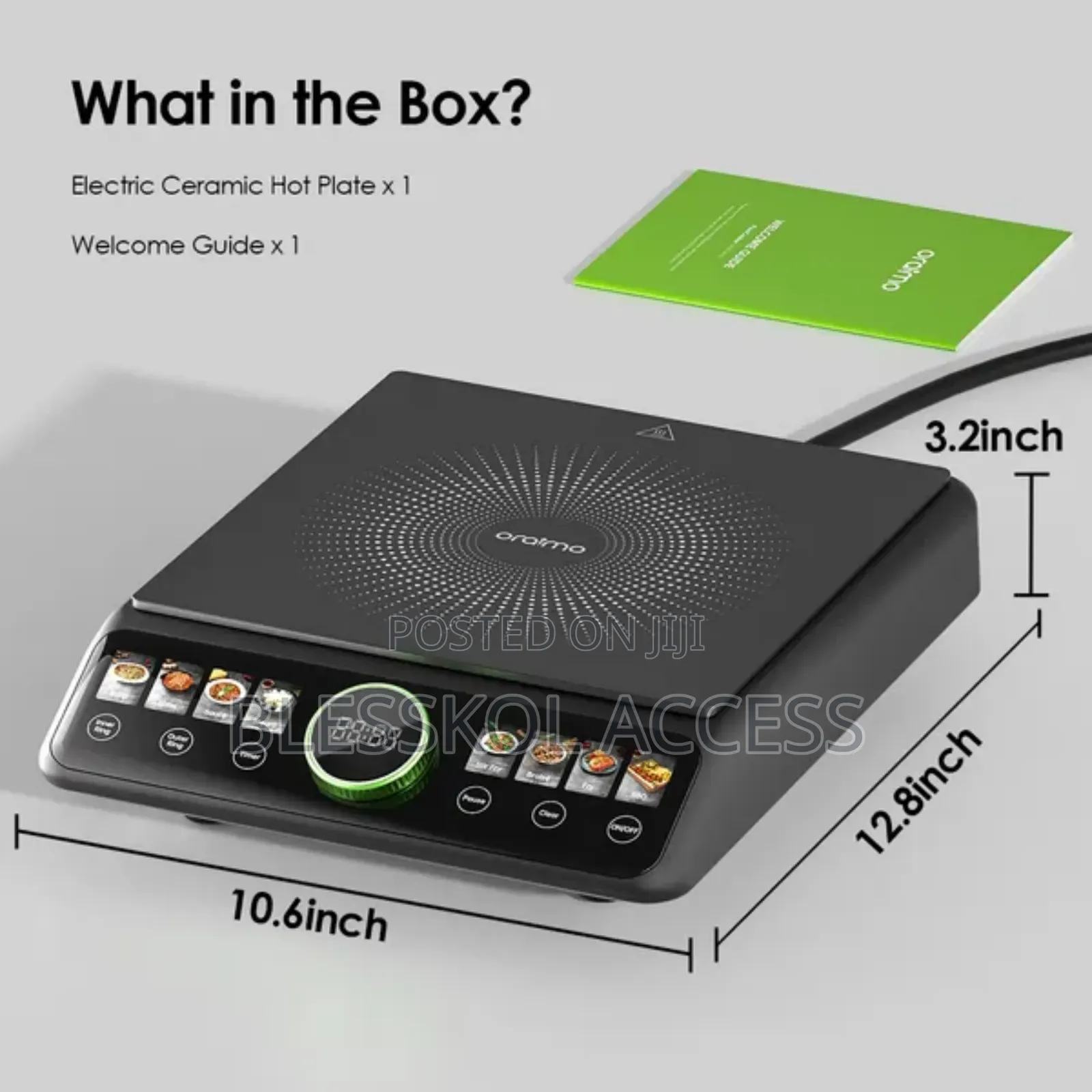 Oraimo Flexicooker 2200w Electric Ceramic Hot Plate