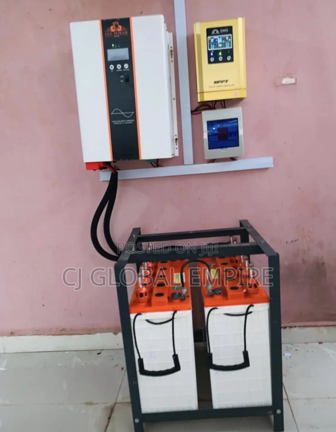 3.5kva/24v Solar System Installation With 300w Panel(6)