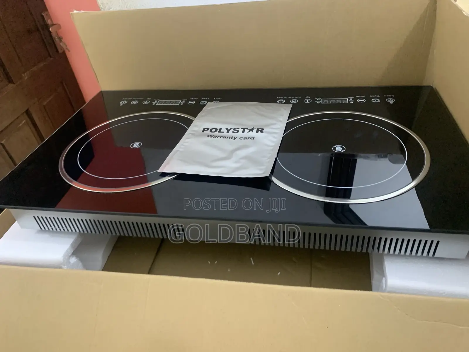 Polystar 2-Burner Hob–Infrared Burners, Sleek Compact Design