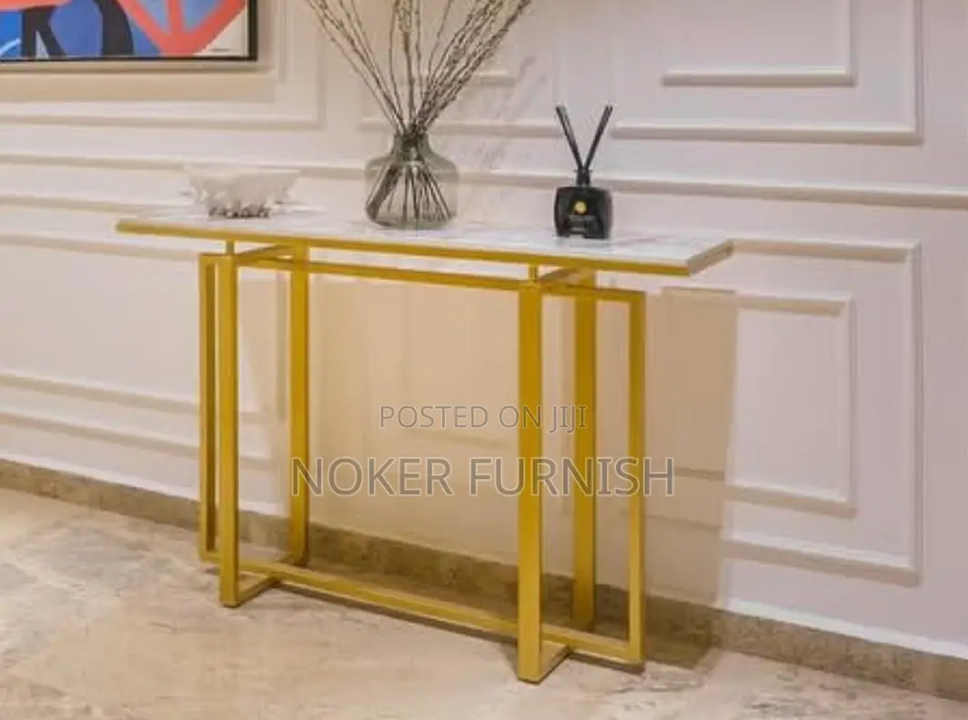 Console Table With Mable Top