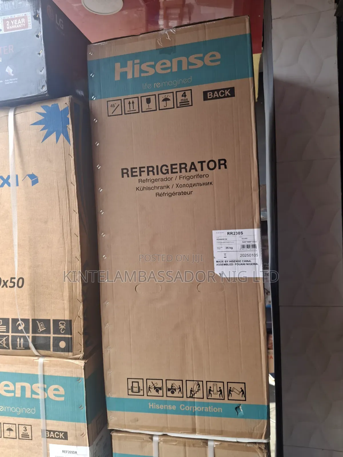 Hisense Refrigerator- Rd230rsd - 176l