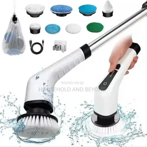 9in1 Electric Spin Scrubber Rechargeable Cordless Power Cleaning Brush