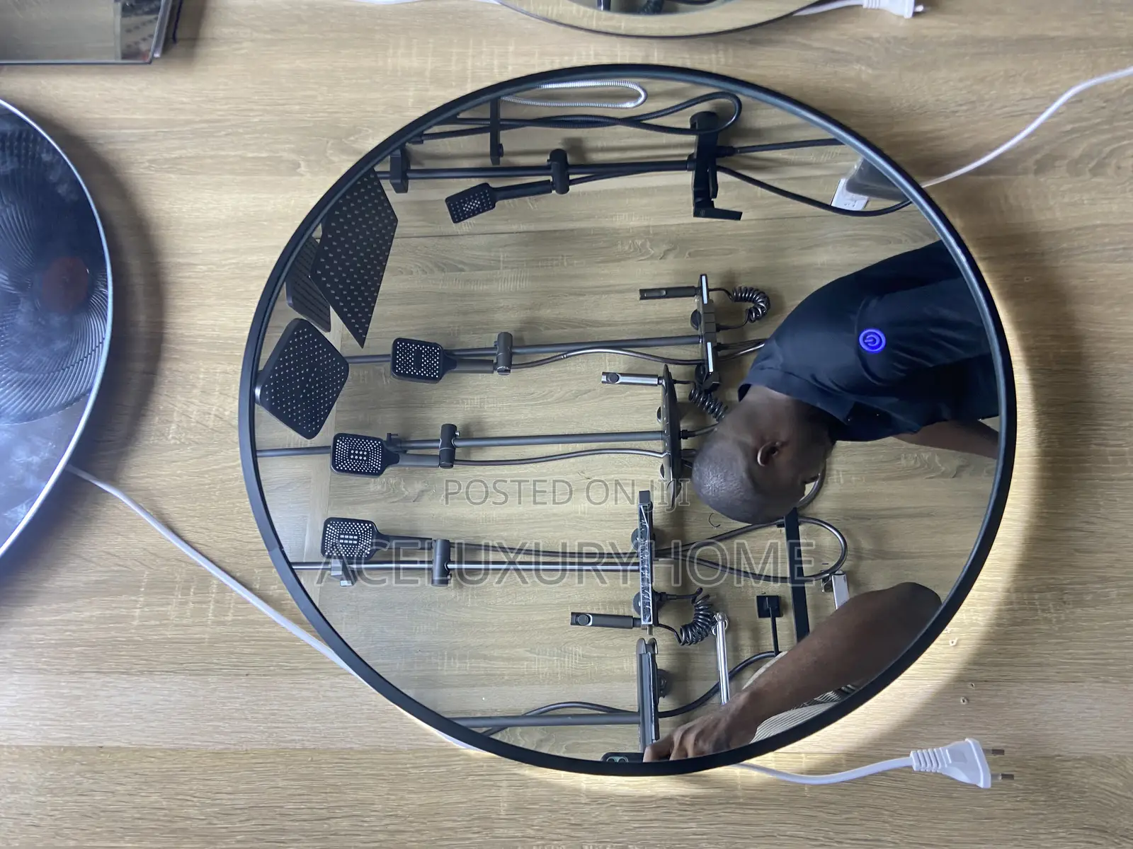Mirror Led With Frame 3 Light