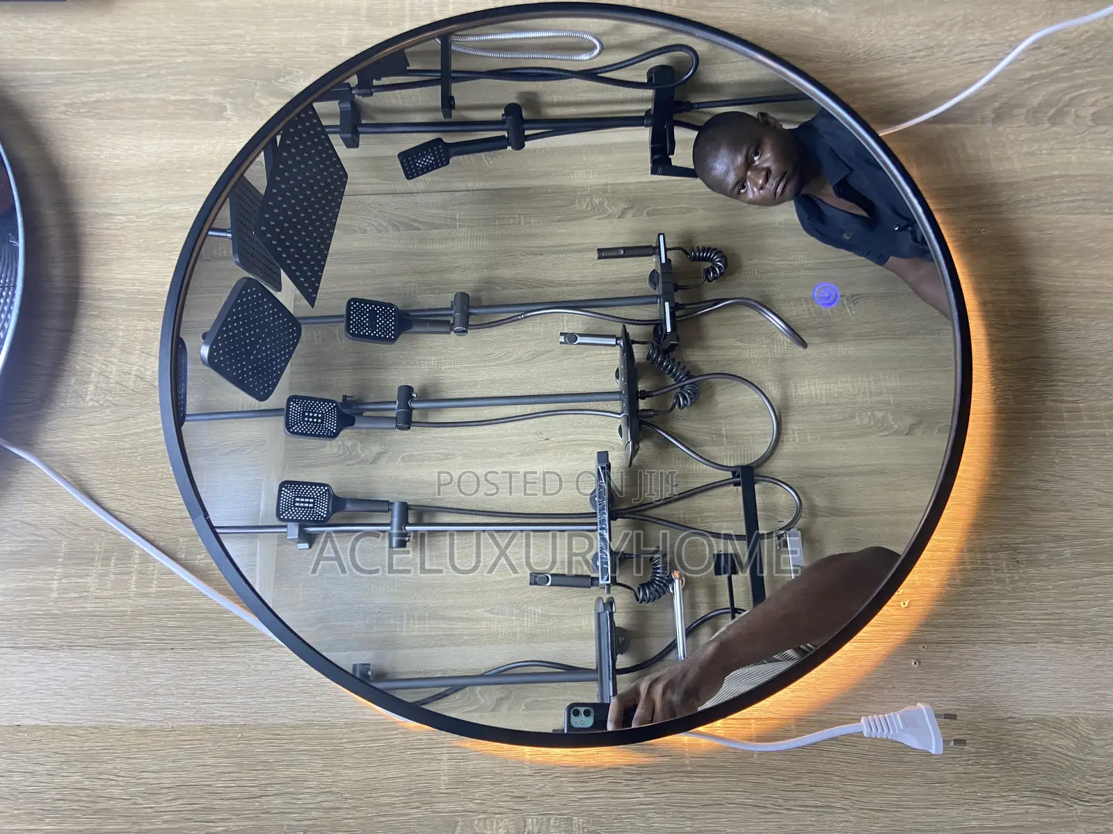 Mirror Led With Frame 3 Light