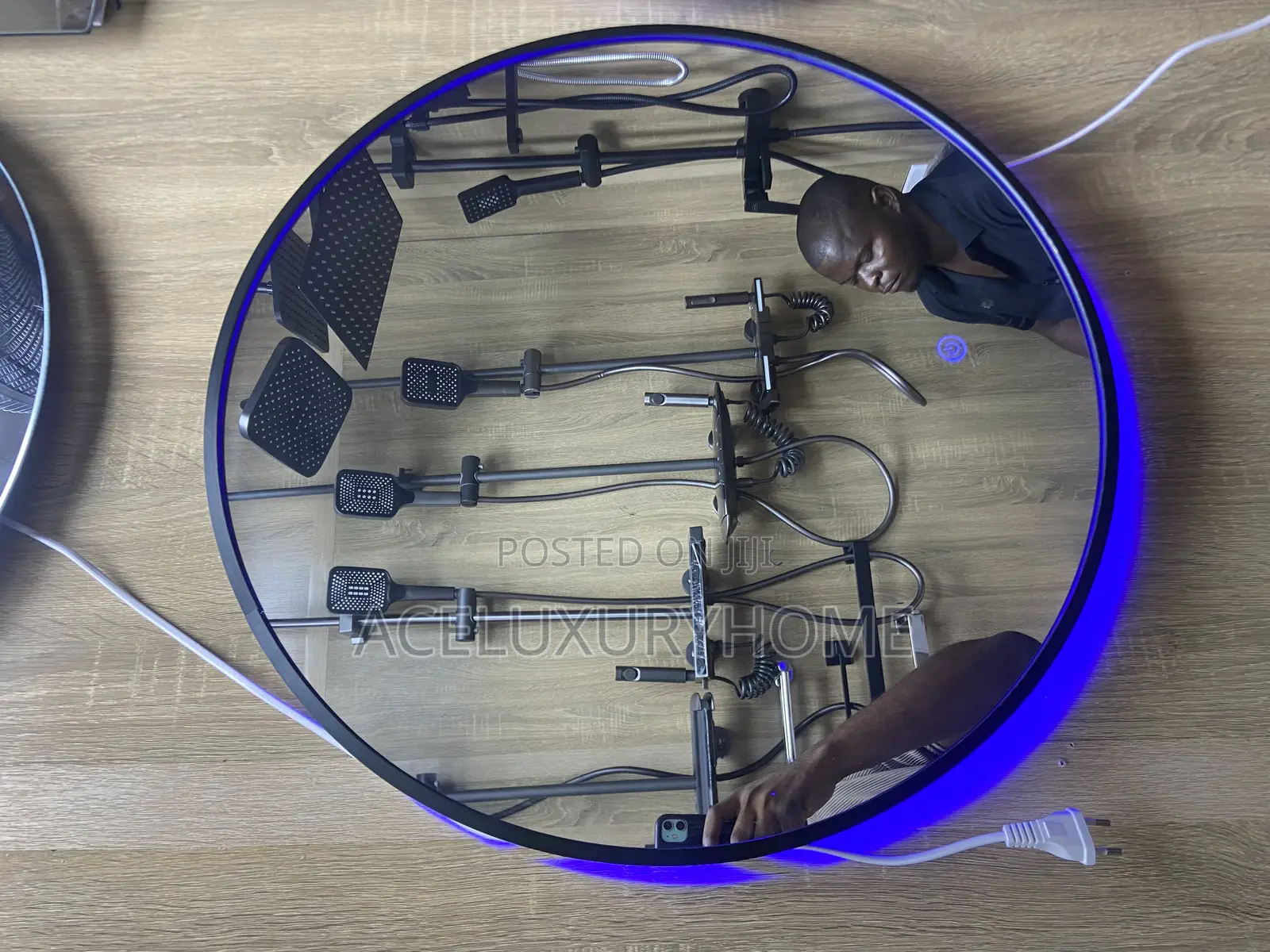 Mirror Led With Frame 3 Light