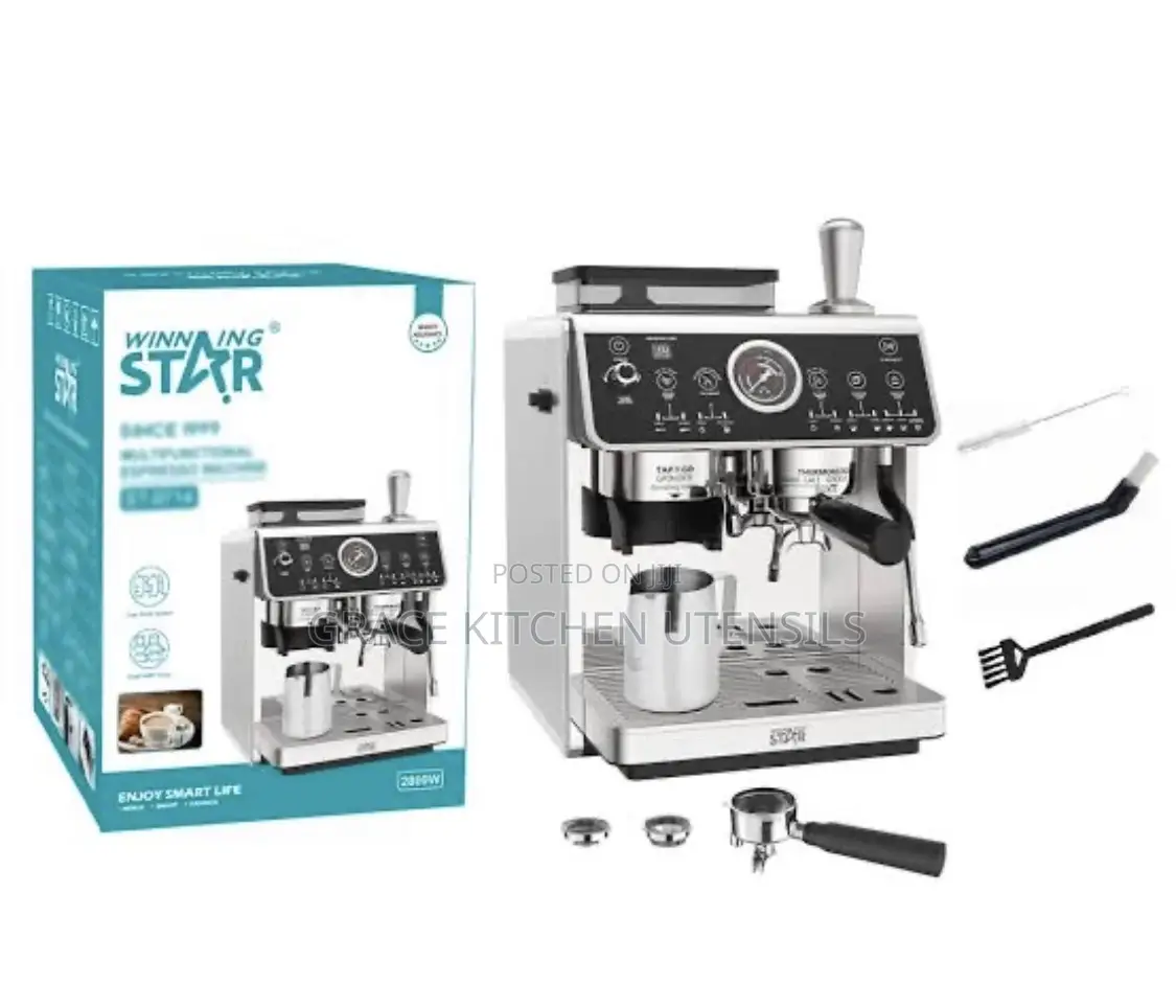 Winning Star Multifunctional Espresso Machine - 2800watts