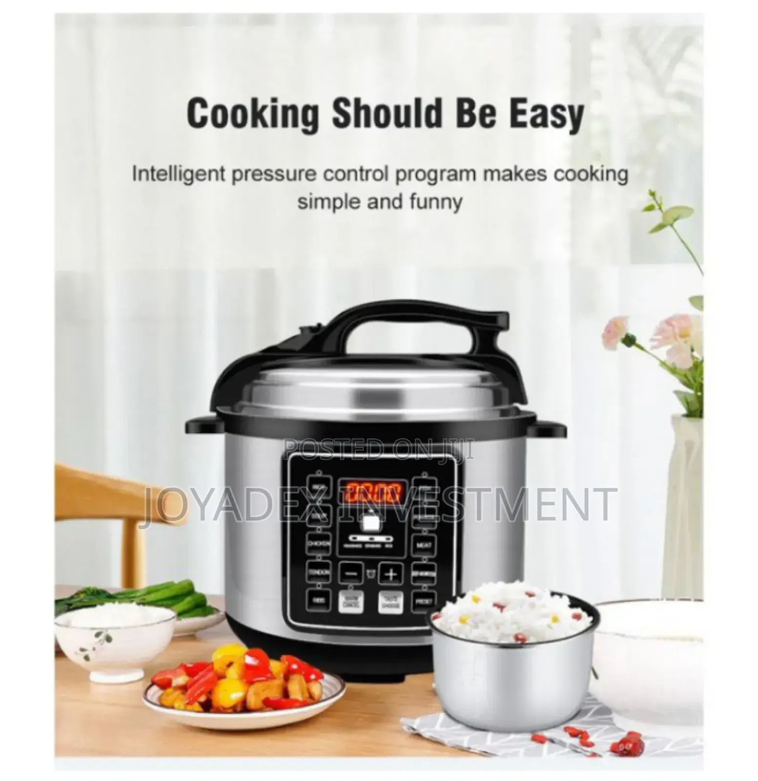 Electric 6l Silver Crest Pressure Cooker