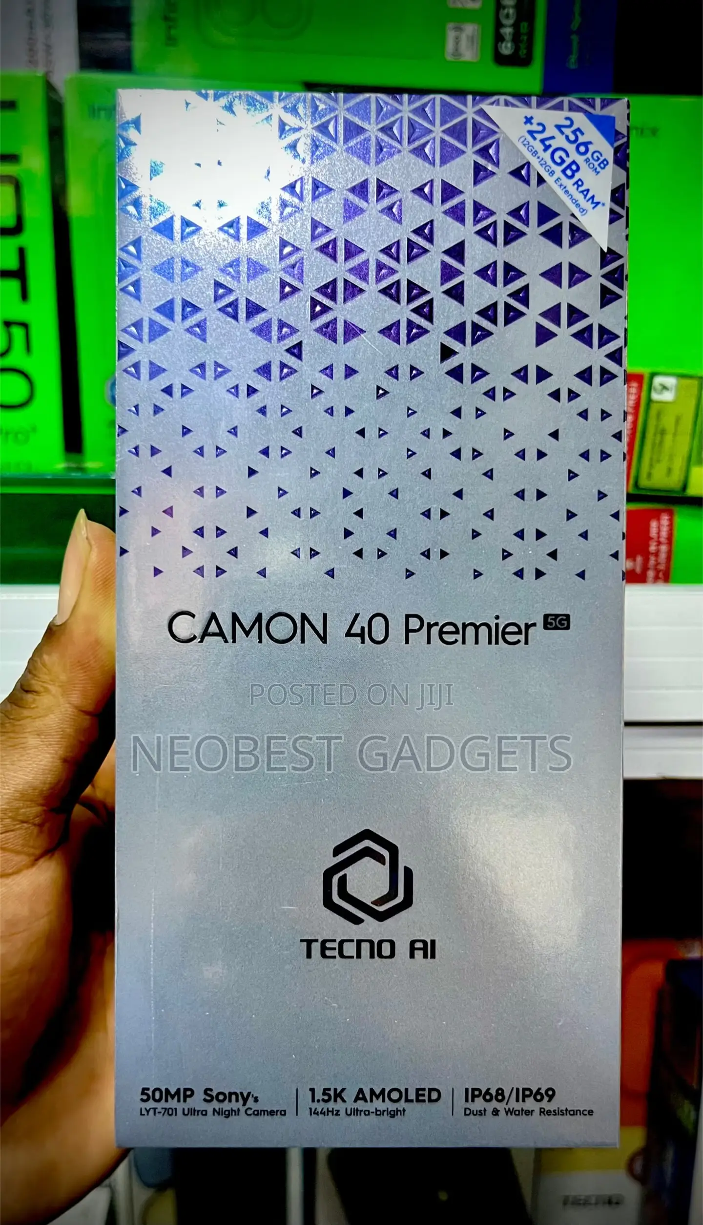 New Tecno Camon 40 Premier 256 GB
