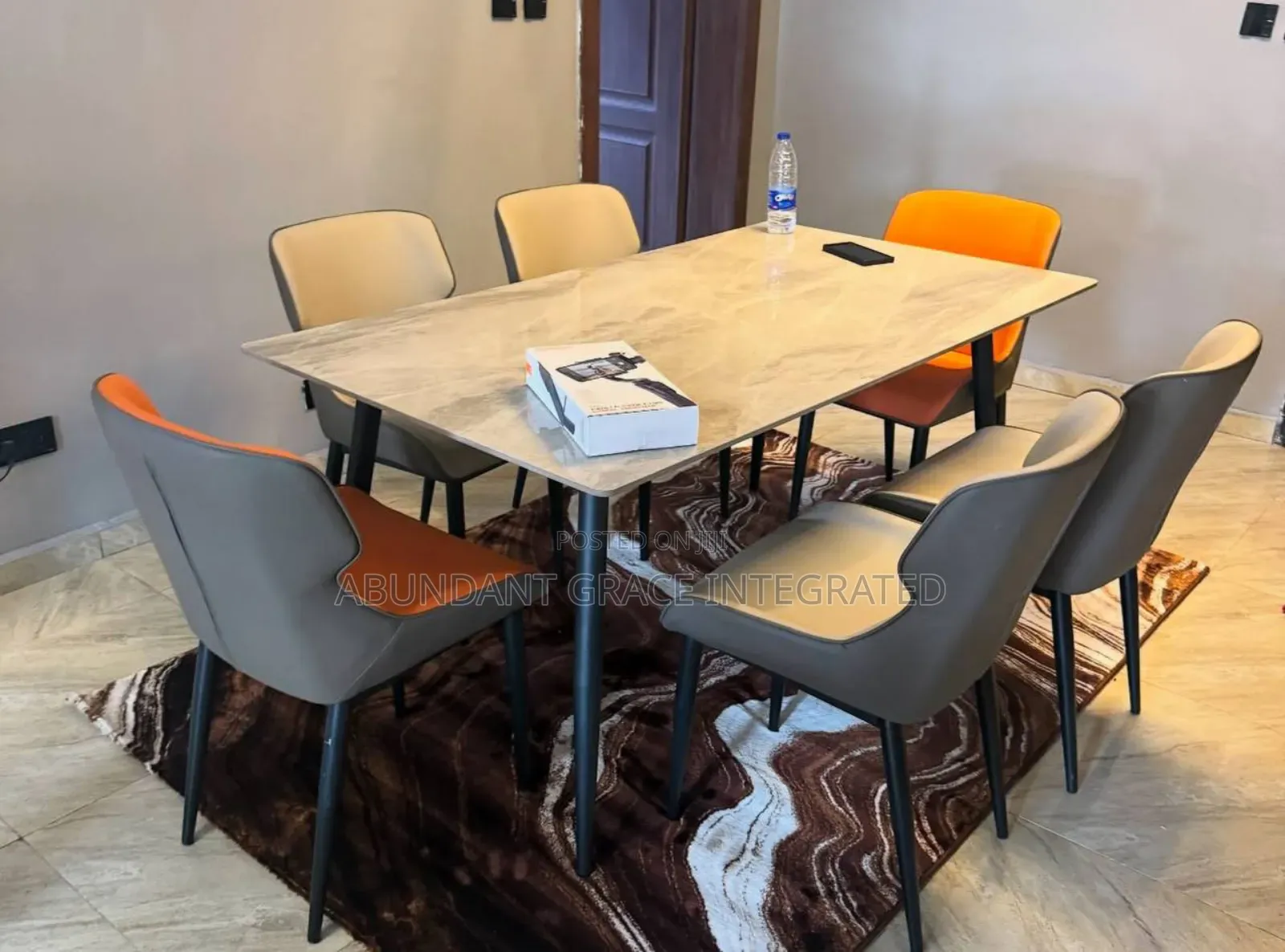 Quality Marble Dinning Set.