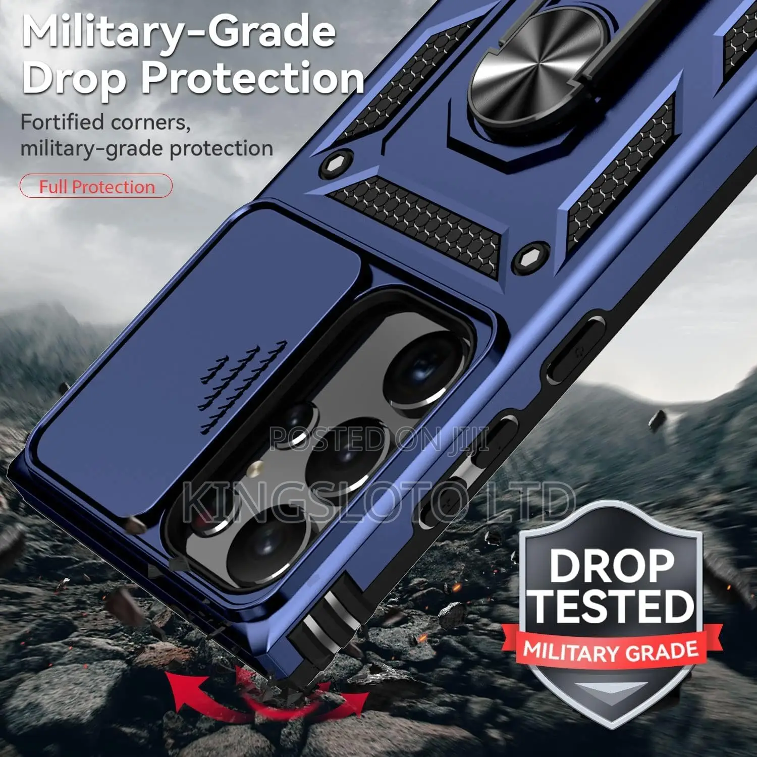 Protective Armor Case for S24 Ultra