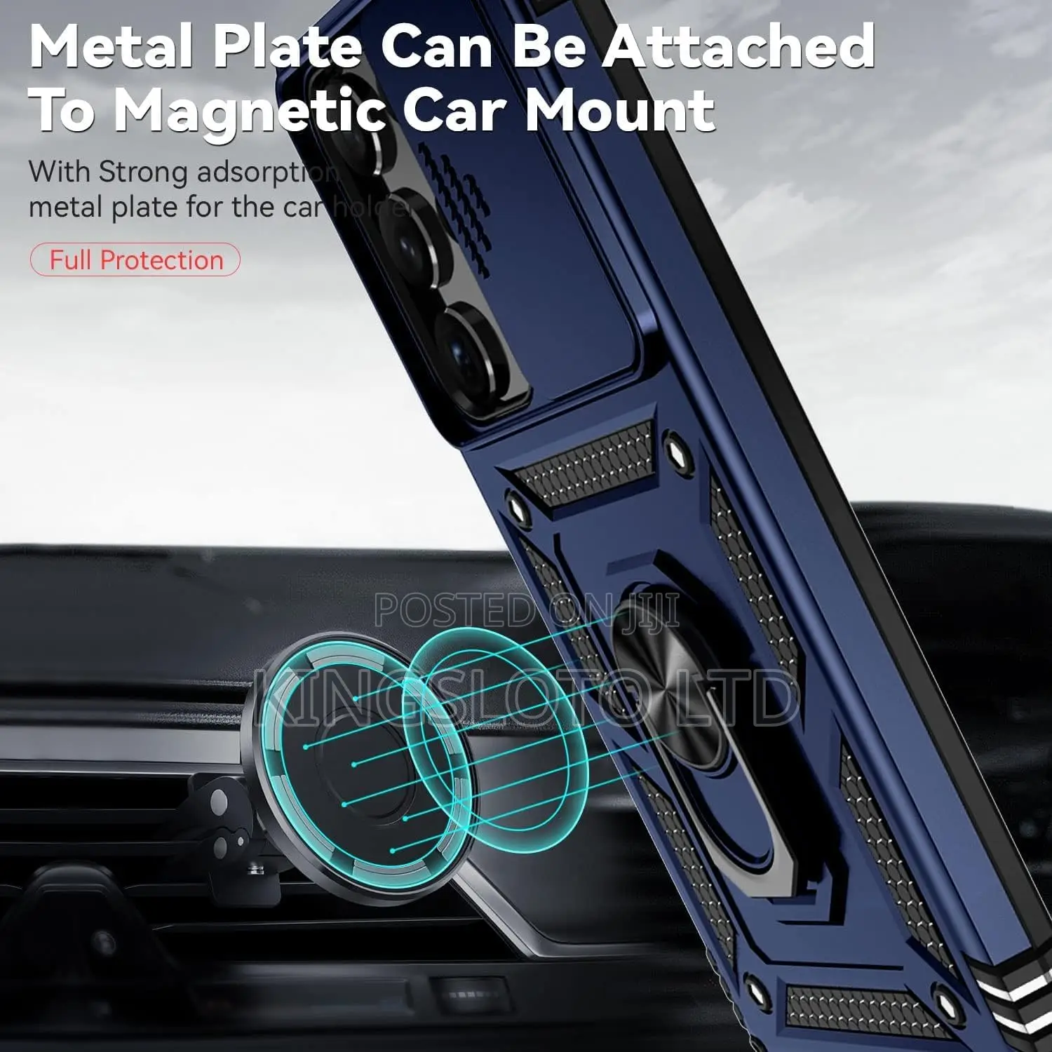 Protective Armor Case for S24 Ultra
