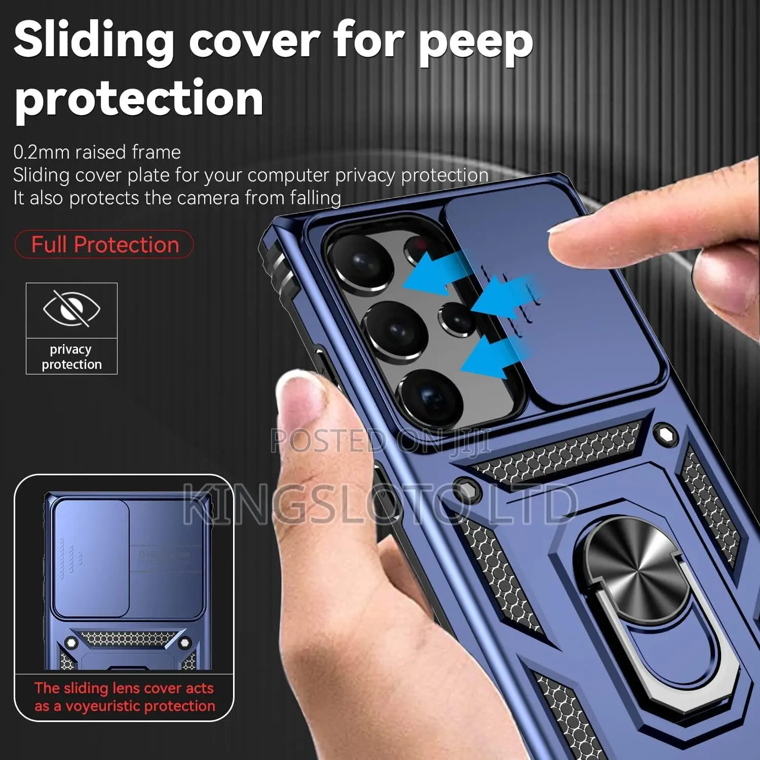 Protective Armor Case for S24 Ultra