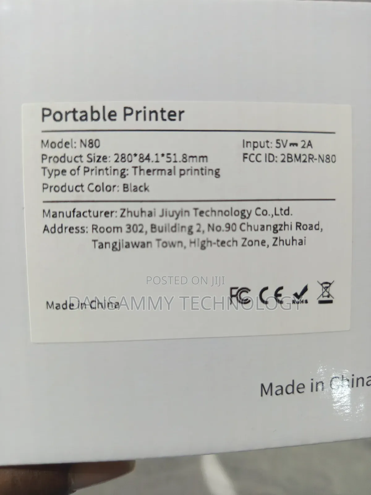 A4 Inkless Portable Printer