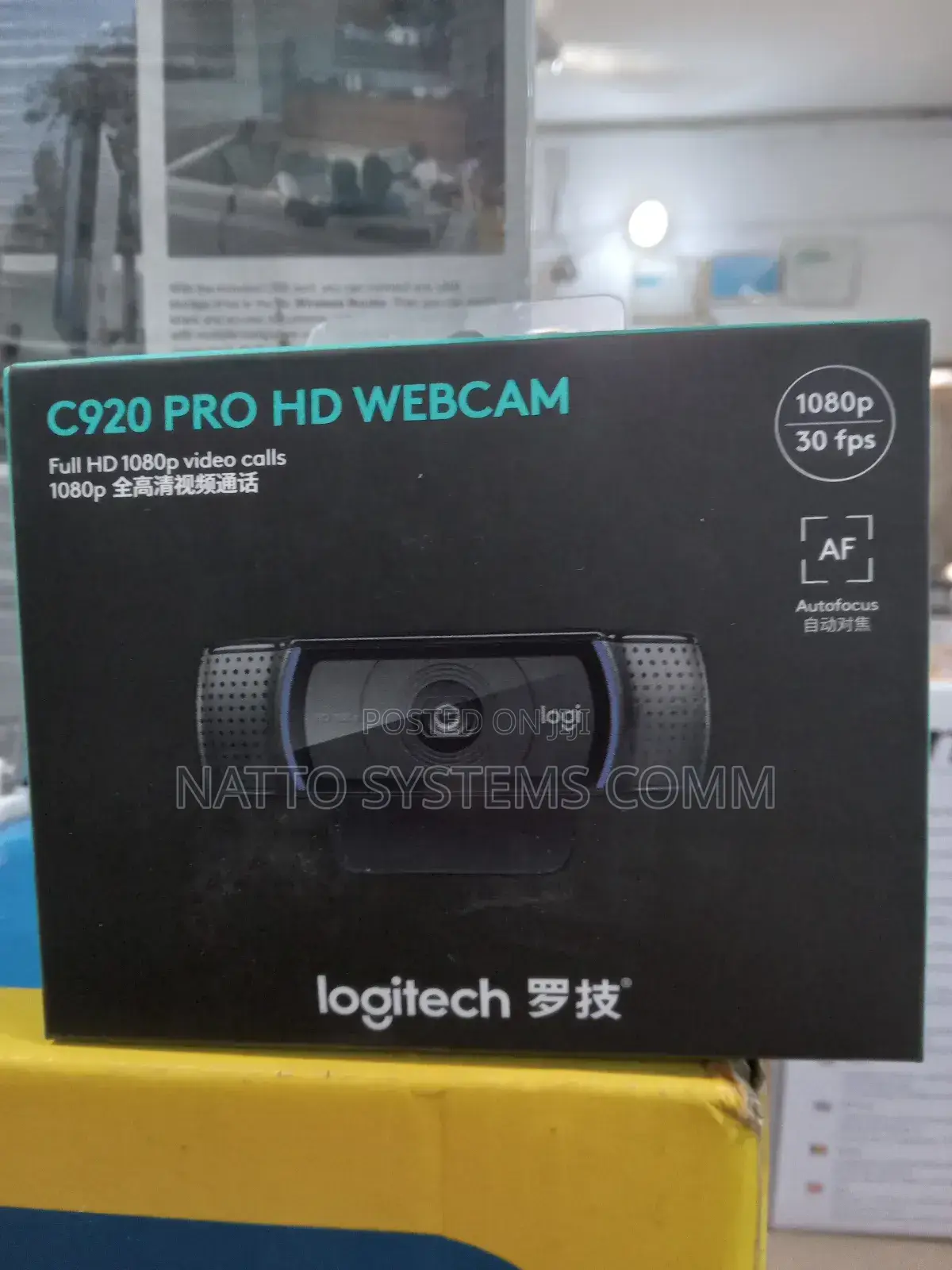 Logitech C920 Pro Hd Webcam 1080p/30fps