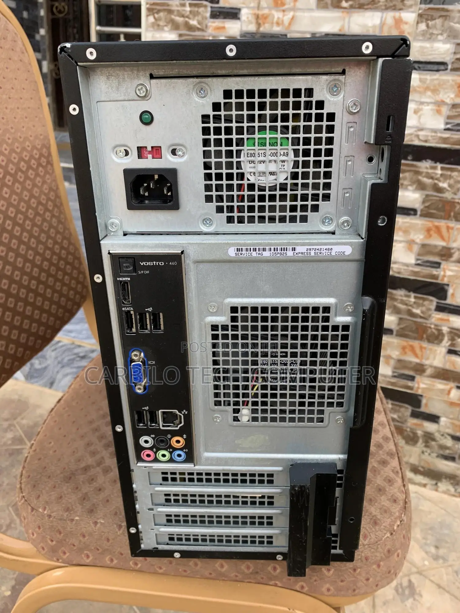 Desktop Computer Dell 8GB Intel Core I7 HDD 500GB
