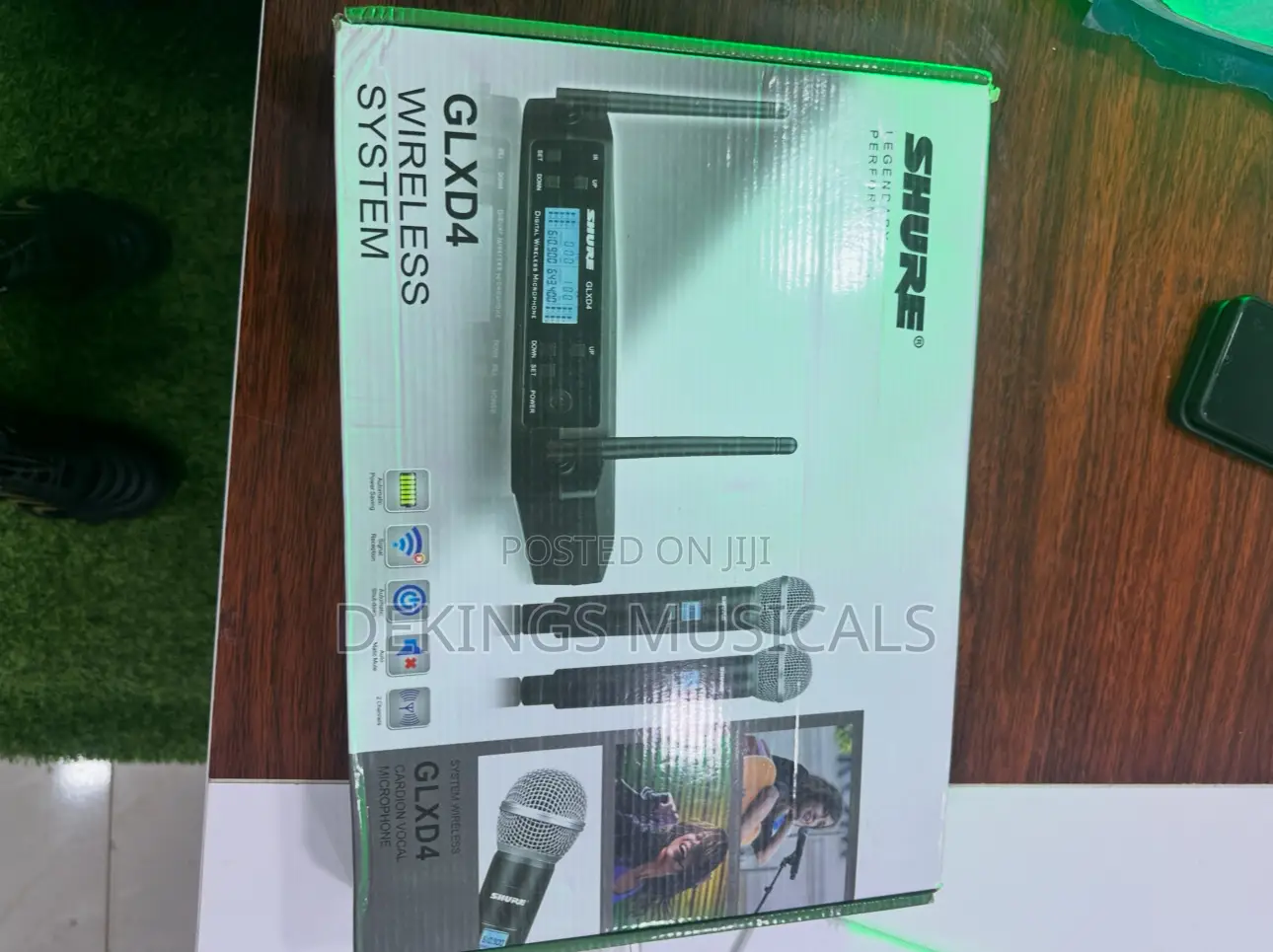 Shure Glx-d4 Wireless Microphone (Headworn + Handheld Mic)