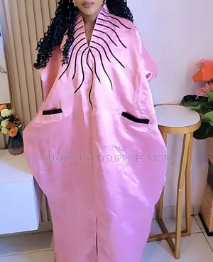 Pink Mikado Bubu Ready to Wear