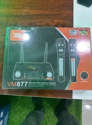 Jbl Vm877 Dual Handheld Wireless Microphone System