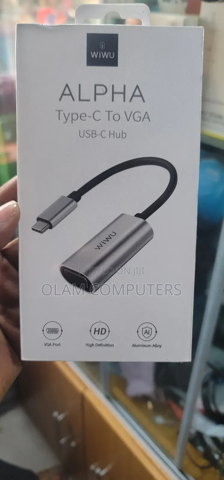 Wiwu Alpha Type-C to Vga Usb-C Hub