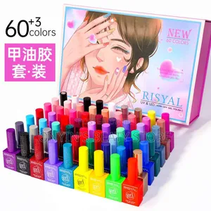 63 Pieces of Box Gel Polish in Different Colors