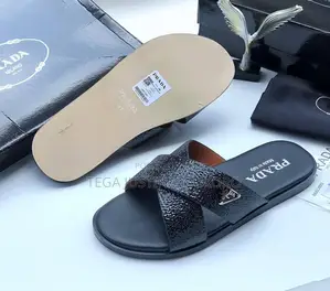 Original Leather Prada Men's Slippers