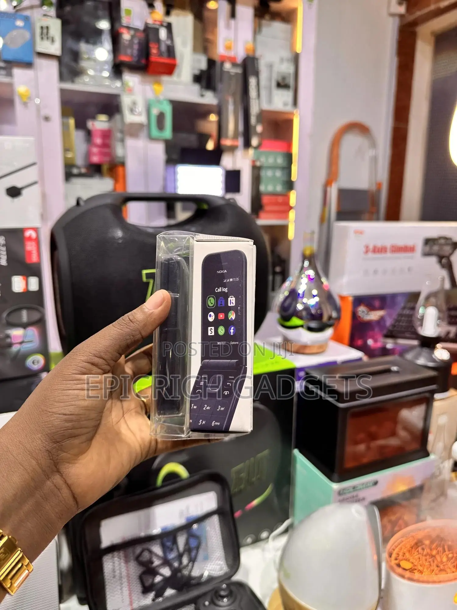 New Nokia 2720 Flip 512 GB Black