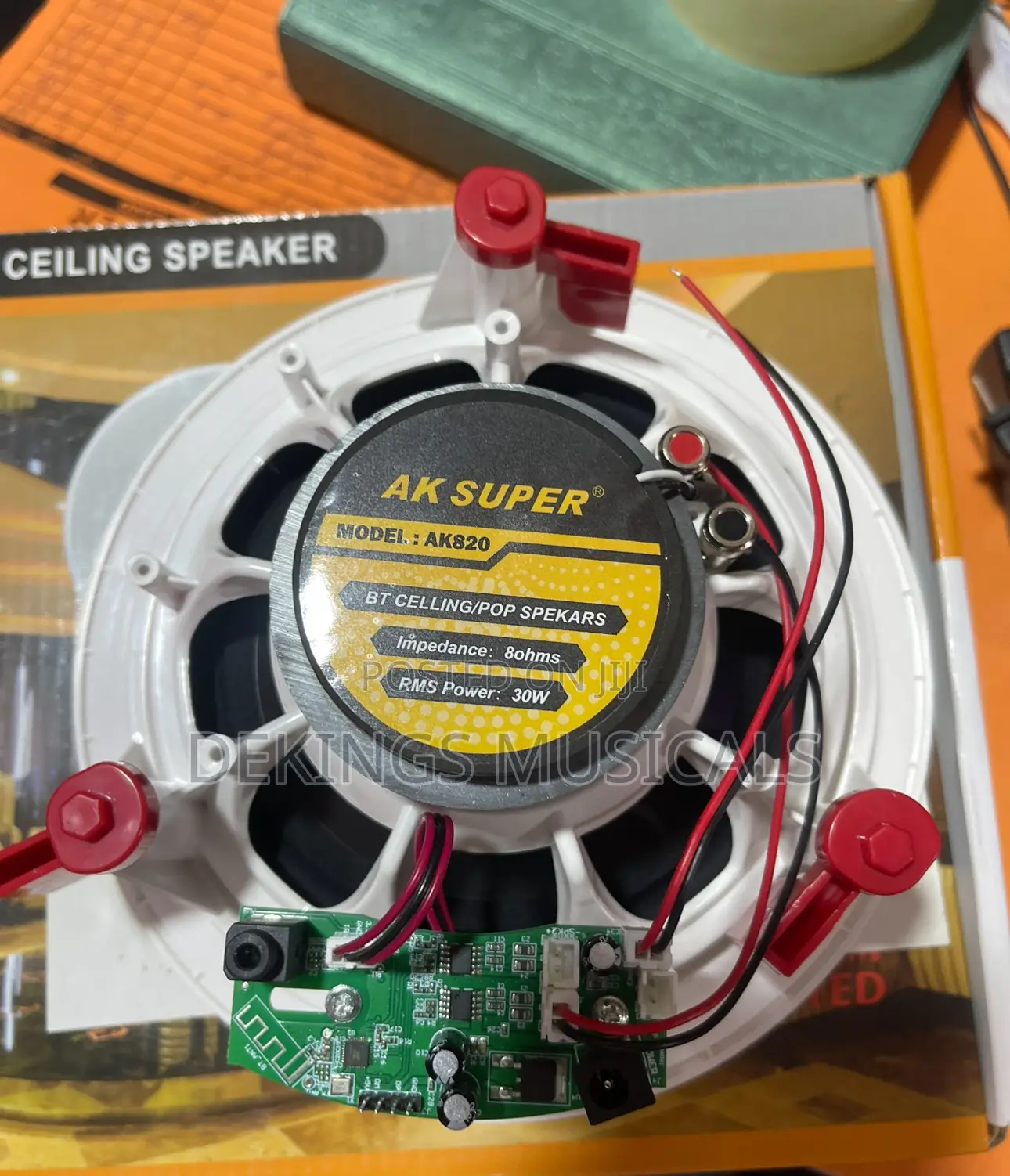Ak Super 6.5” 30w Bluetooth Active Ceiling Speaker (Single)