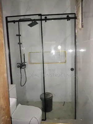 Sliding Frameless Shower Cubicle 1