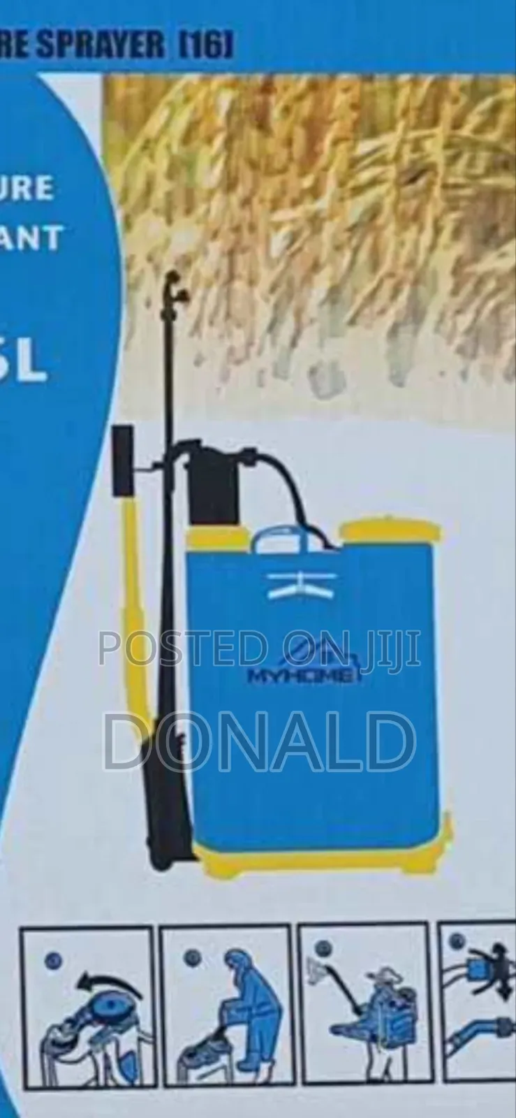 Agricultural Disinfectant Sprayer 16l