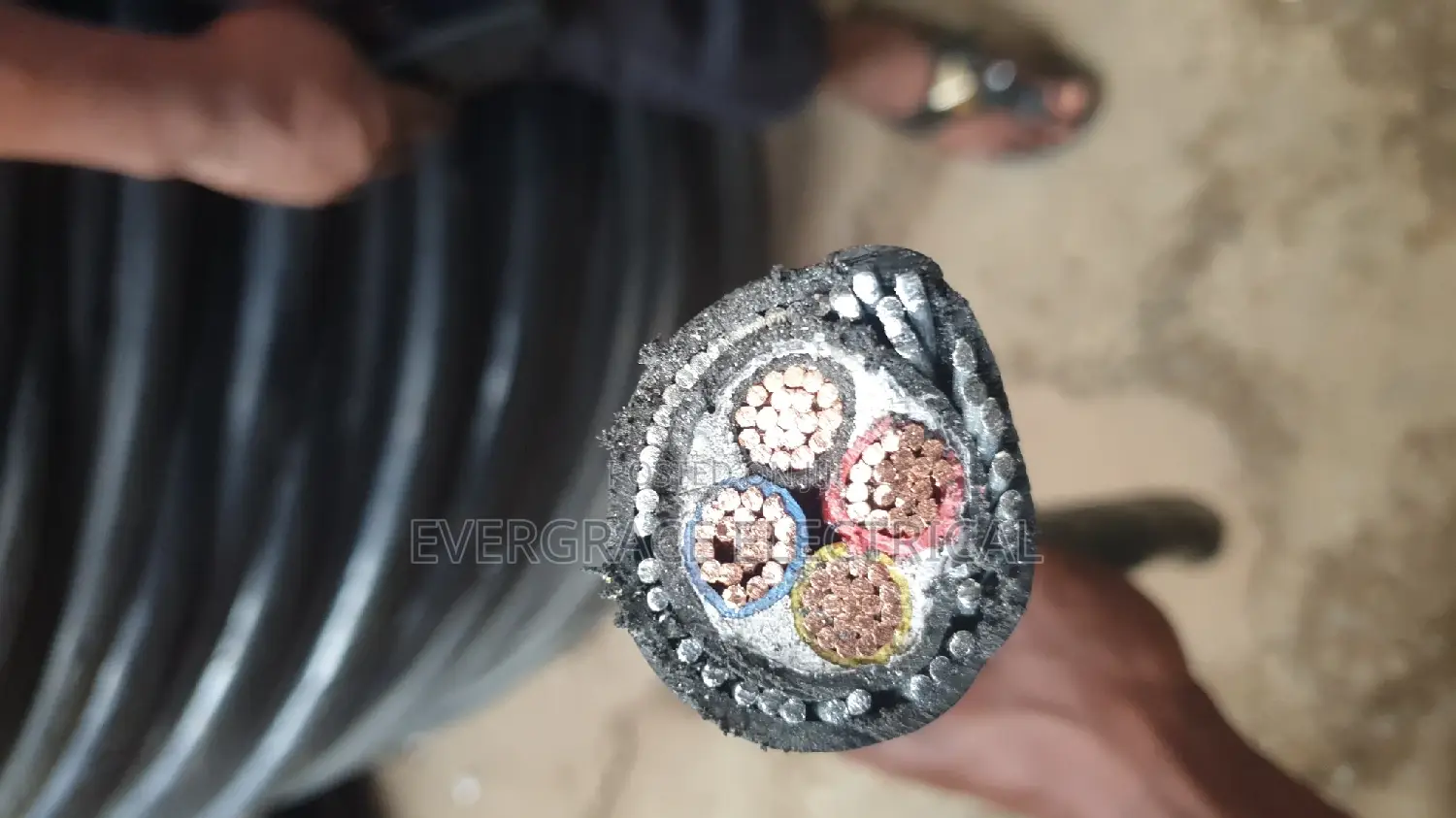 50mm 4-Core Cometstar Armoured Cable.