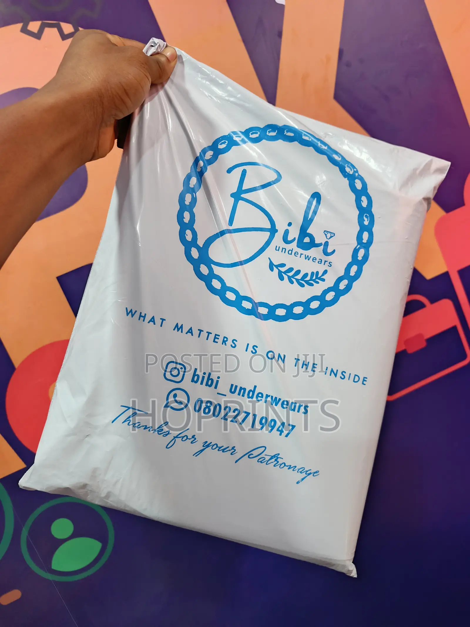 White Delivery Bag (Medium Size)