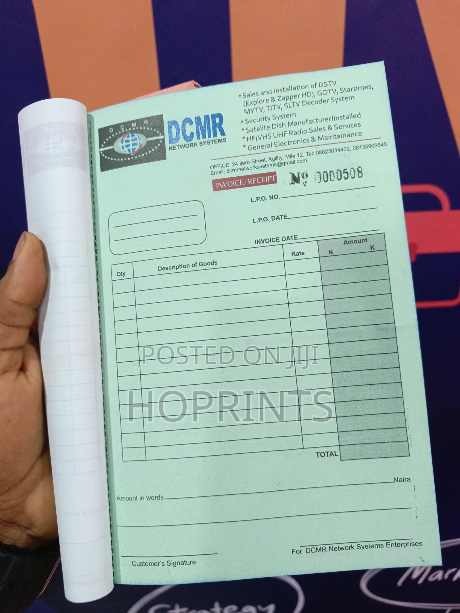 Invoice Receipt