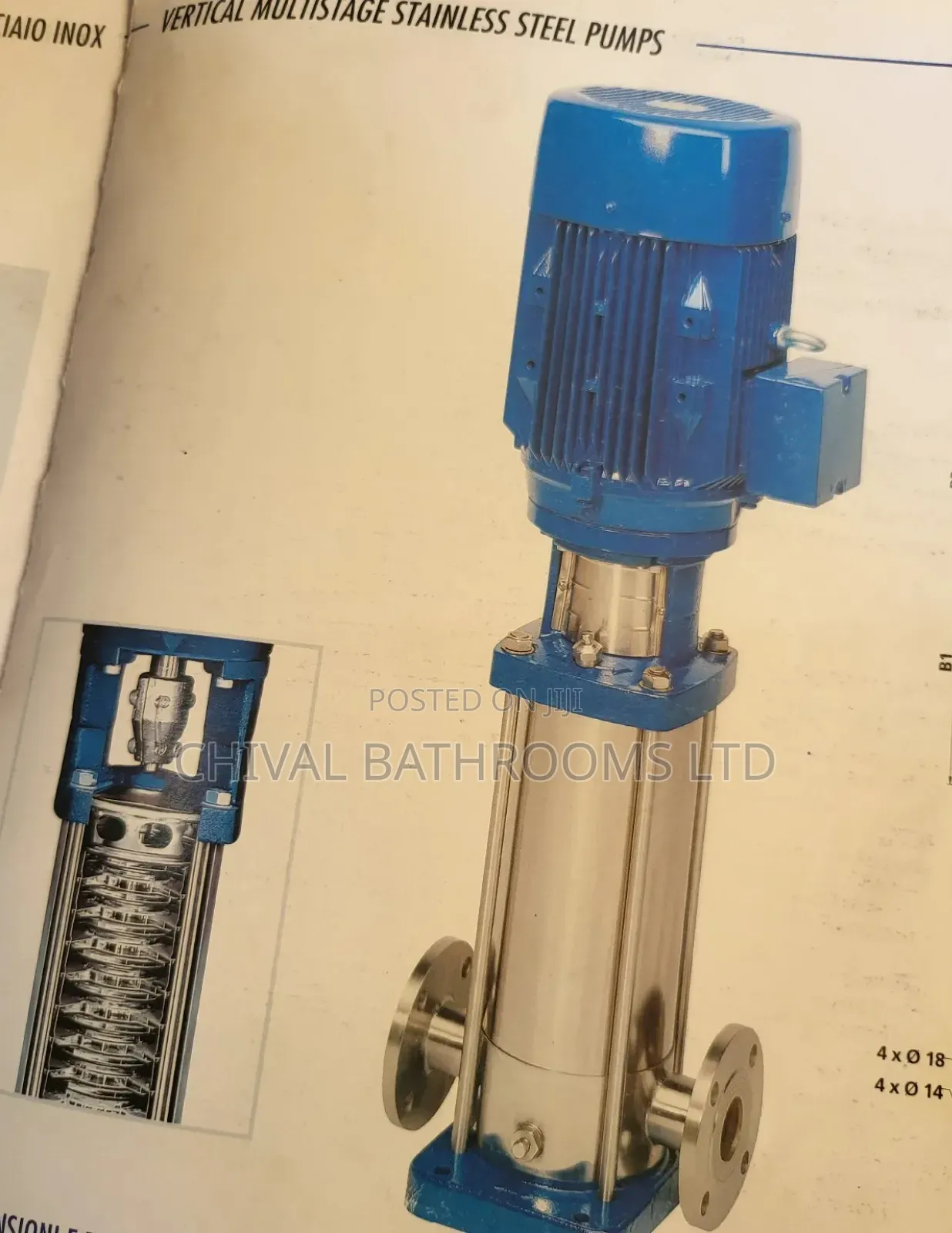 Speroni Vertical 4hp Pump