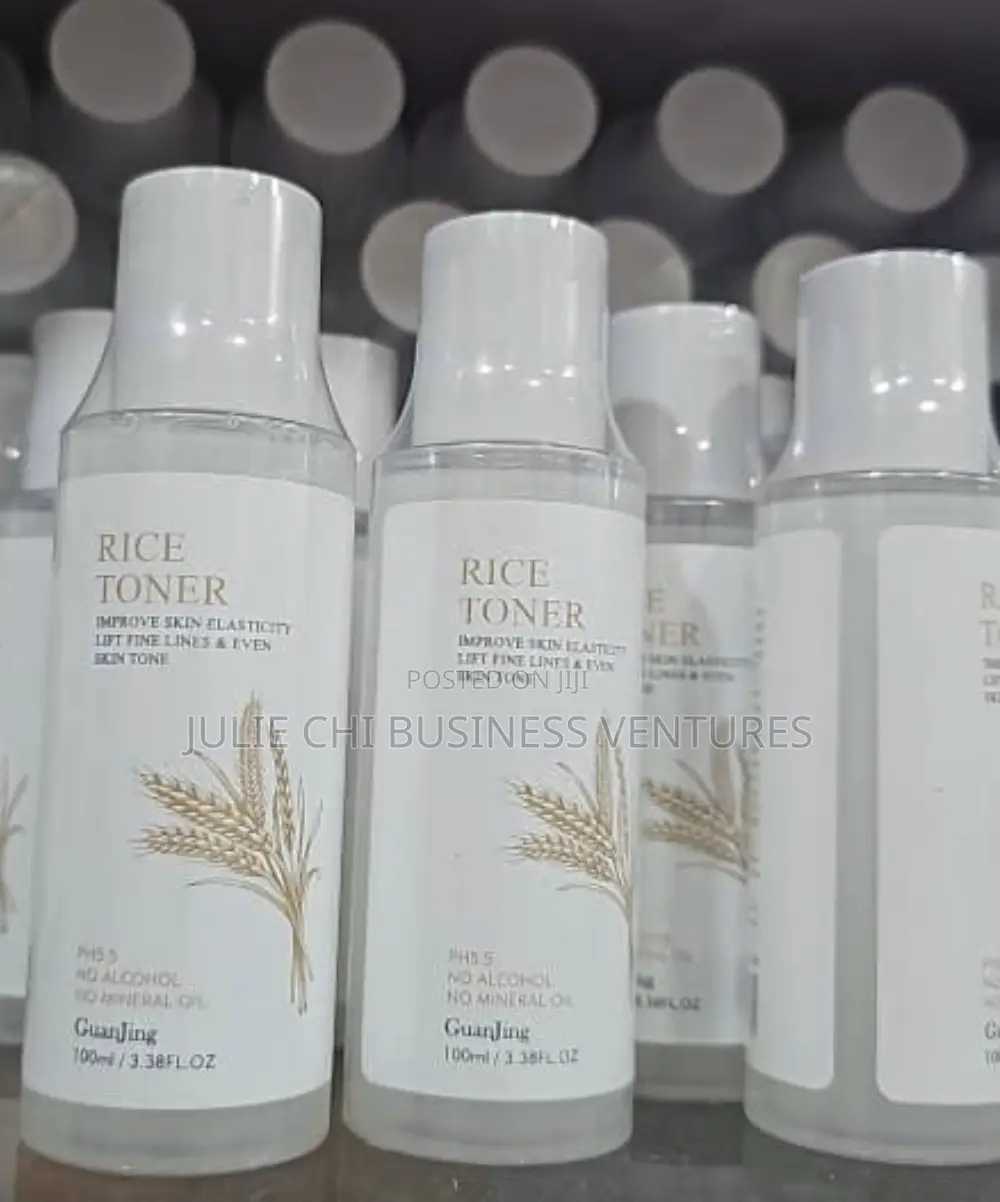 Quality Rice Toner Improves Skin Elasticity