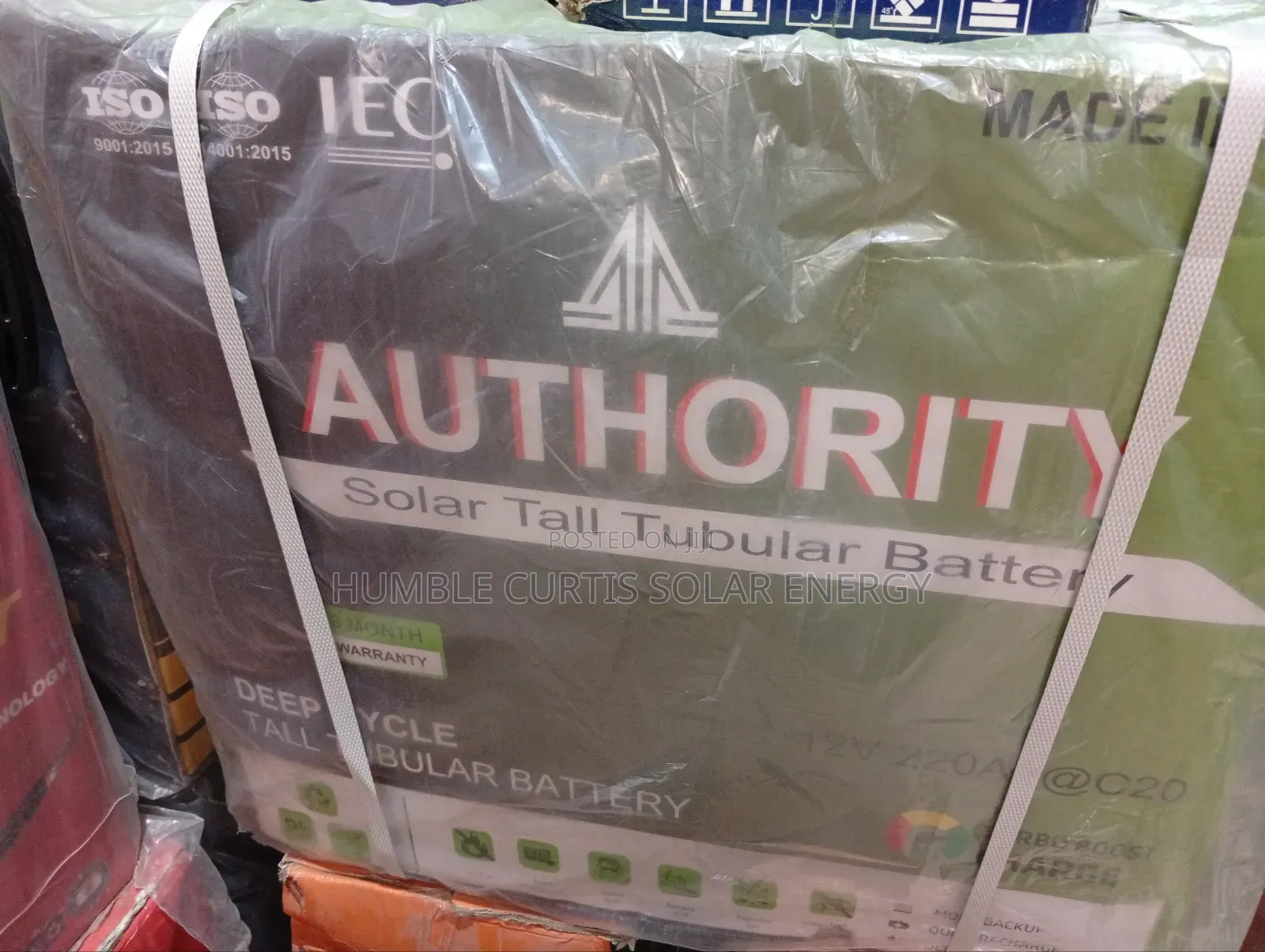 Authority Tubular Battery