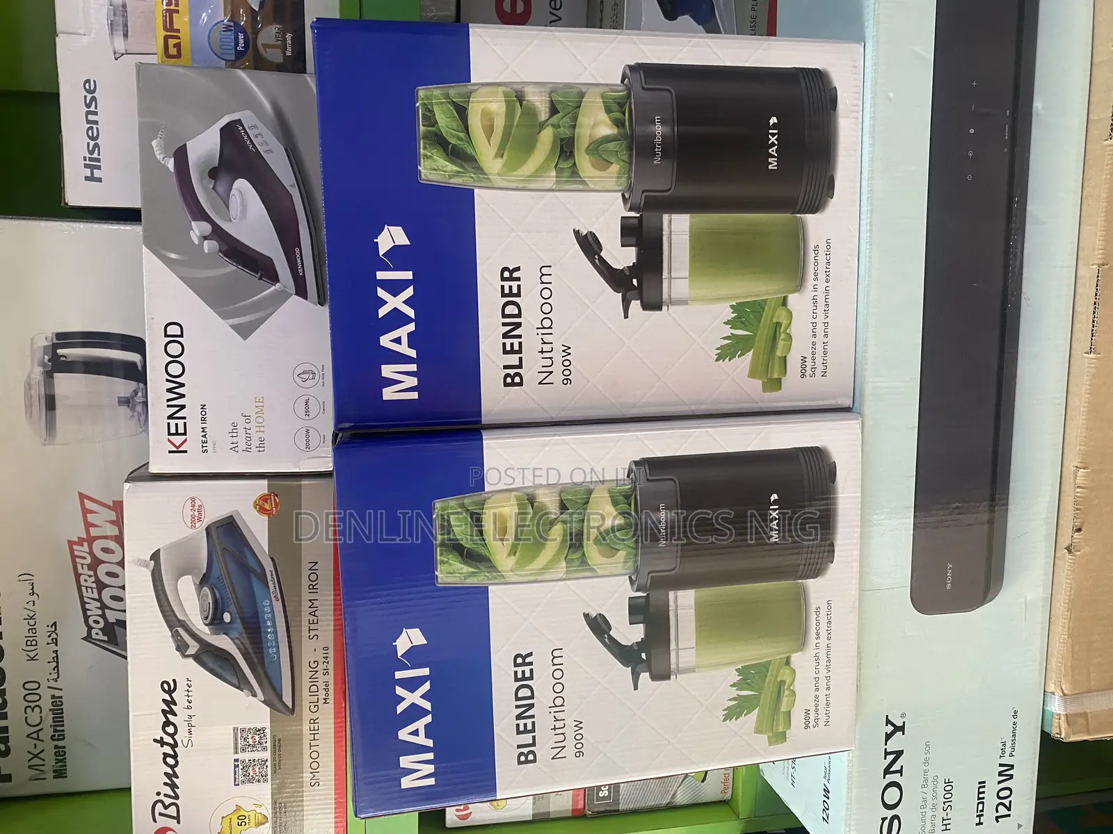 Maxi Nutriboom Blender Extractor and Mixer.