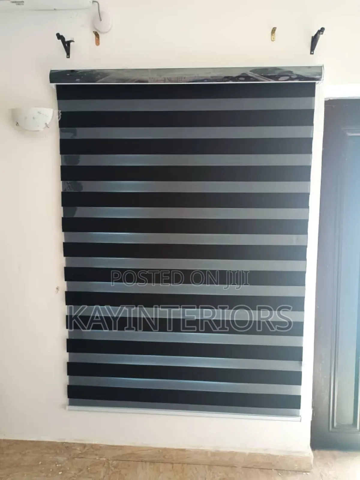 Black Turkish Window Blinds