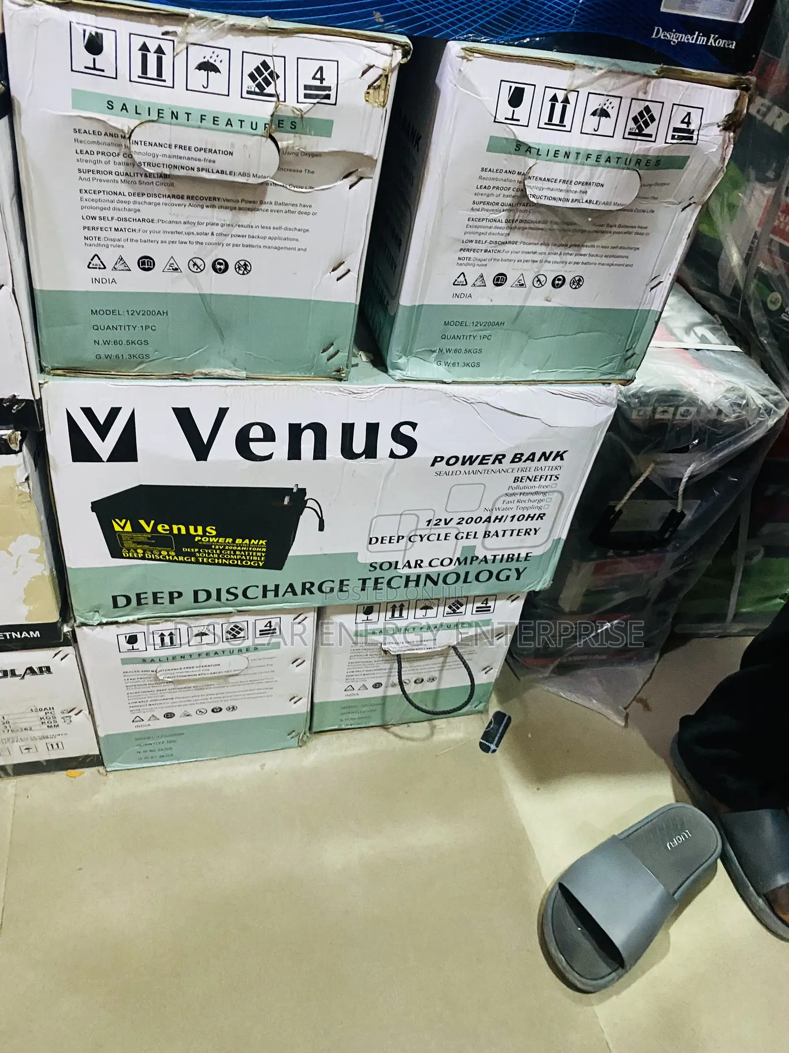 200ah 12v Venus Solar Battery Is Available Now